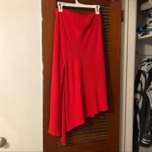 NICHOLAS asymetrical red skirt